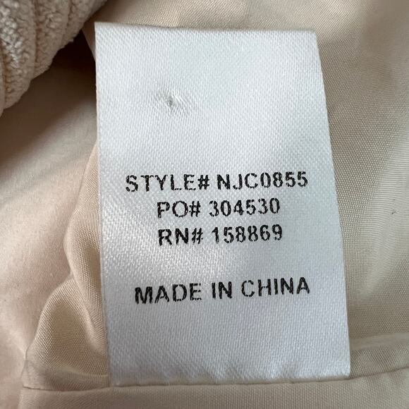 Promesa Corduroy Womens Y2K Inspired Blazer Jacket Small Light Academia Career - Picture 11 of 13